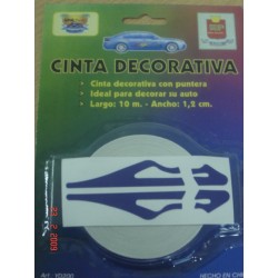 CINTA DECORATIVA C/PUNTERA AZU