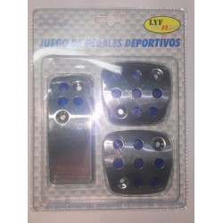 PEDALES DEPORT. AZUL X JGO