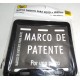 MARCO PARA PATENTE DE MOTO NEGRO