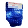 CUBRE ALFOMBRA 4 PZS.  AZUL 