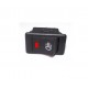 LLAVE TECLA 1 PUNTO C/LED ROJO 