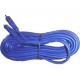 CABLE RCA P/AUDIO 5 mts  AZUL