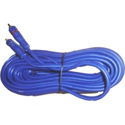 CABLE RCA P/AUDIO 5 mts  AZUL