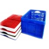 CANASTO PLEGABLE AZUL