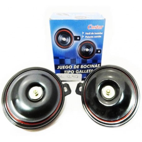 BOCINA T/GALLETA X JGO. 12VOLT