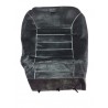 FUNDA TERCIOPELO GRIS RECTAN JGO
