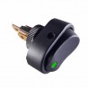 LLAVE C/LED VERDE