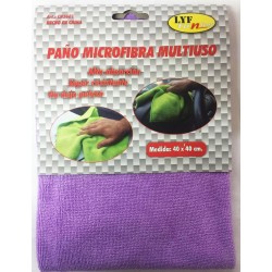 PAÑO MICROFIBRA MULTIUSO  VIOLETA