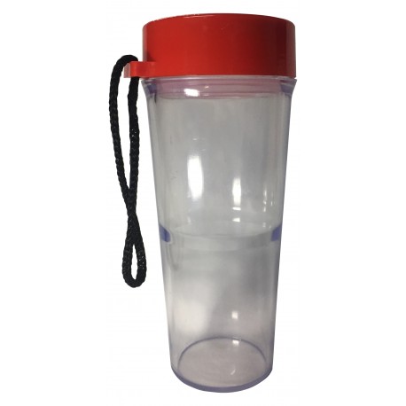 VASO DEPORTIVO TRANSPARENTE CON INFUSOR