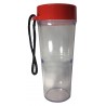 VASO DEPORTIVO TRANSPARENTE CON INFUSOR