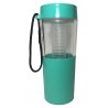 VASO DEPORTIVO TRANSPARENTE CON VASITO E INFUSOR