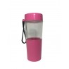 VASO DEPORTIVO TRANSPARENTE CON VASITO