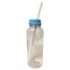 BOTELLA DEPORTIVA CON TAPA Y SORBETE 