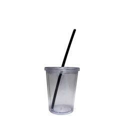 VASO DOBLE CAPA CHICO TRANSPARENTE 