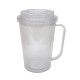 VASO DOBLE CAPA TRANSPARENTE C/AGARRADERA