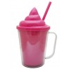 VASO DOBLE CAPA TRANSPARENTE C/AGARRADERA
