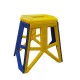 BANCO PLEGABLE ALTO AZUL/AMARILLO