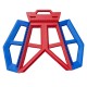 BANCO PLEGABLE ALTO ROJO/AZUL