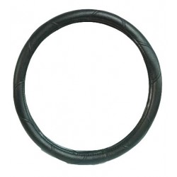CUBRE VOLANTE CUERO NEGRO 50CM 