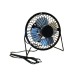VENTILADOR 4" USB NEGRO