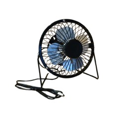 VENTILADOR 4" USB NEGRO