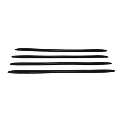 PROTECTOR AUTOADHESIVO X 4 PIEZAS NEGRO 