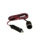 ALARGUE FICHA 12VOLT TOMA HEMBRA 