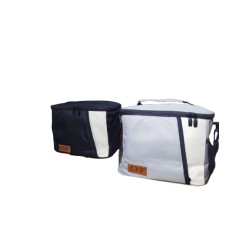 BOLSO TERMICO NEGRO/BLANCO 