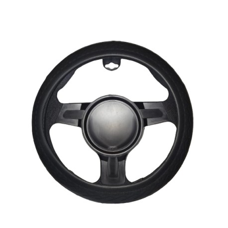 CUBRE VOLANTE DE GOMA TIPO RADIAL NEGRO