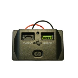 PUERTO USB C + USB CON LLAVE 