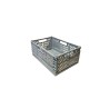 CANASTO PLASTICO PLEGABLE CHICO GRIS 