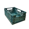 CANASTO PLASTICO PLEGABLE MEDIANO VERDE