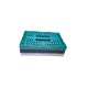 CANASTO PLASTICO PLEGABLE GRANDE AZUL 