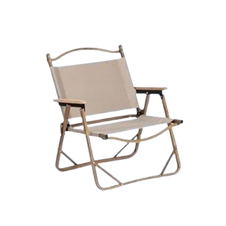 SILLA DE CAMPING PLEGABLE CREMA 