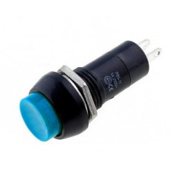 BOTON PULSADOR AZUL CON PUNTO