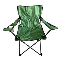 SILLA DE CAMPING PLEGABLE VERDE 
