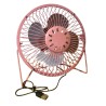 VENTILADOR 4" USB ROSA 