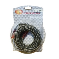 JUEGO DE CABLE RCA PARA AUDIO 5 MTS