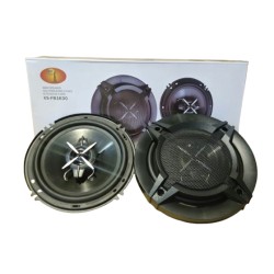 PARLANTE 6" 3VIAS CONO NEGRO X JGO