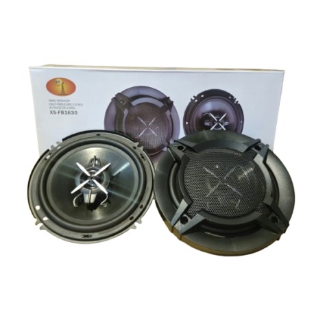 PARLANTE 6" 3VIAS CONO NEGRO X JGO