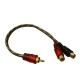 CABLE DERIVADOR "Y" RCA 1M/2H 