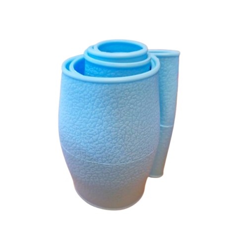 CUBRE VOLANTE DE SILICONA CELESTE 