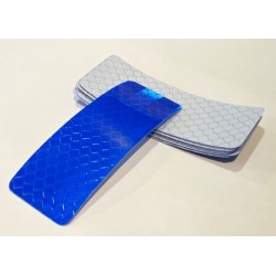 STIKER REFLECTIVOS COLOR AZUL X 10 UNIDADESS