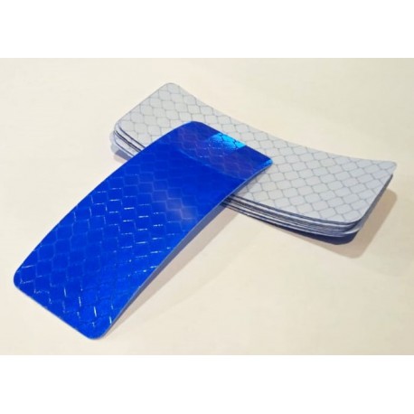 STIKER REFLECTIVOS COLOR AZUL X 10 UNIDADESS