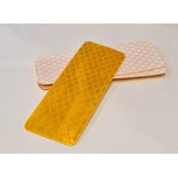 STIKER REFLECTIVOS COLOR AMBAR  X 10 UNIDADESS