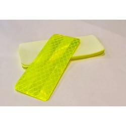 STIKER REFLECTIVOS COLOR VERDE X 10 UNIDADESS