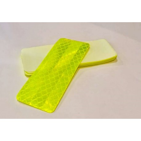 STIKER REFLECTIVOS COLOR VERDE X 10 UNIDADESS