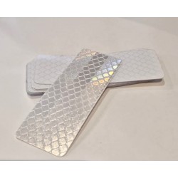 STIKER REFLECTIVOS COLOR BLANCO X 10 UNIDADESS