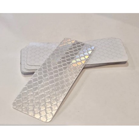 STIKER REFLECTIVOS COLOR BLANCO X 10 UNIDADESS