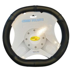CUBRE VOLANTE DOBLE BASE RECTA DE 36CM NEGRO